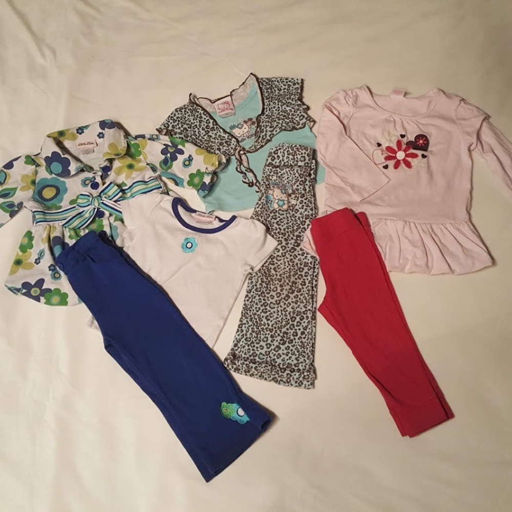 Girls 2t lot, 3 outfits